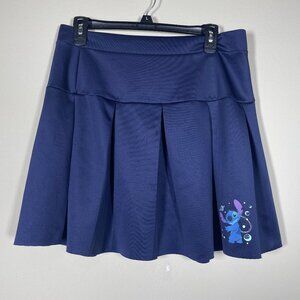 Disney Fun Lilo & Stitch Pleated Skirt Navy Girls XXL Casual!